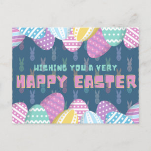 Spaßige Frohe Ostern Postkarte