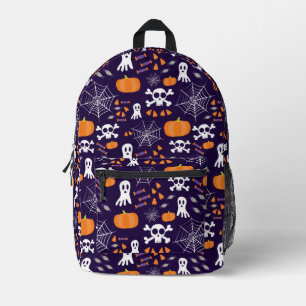 Spaßige gruselige Halloween-Figuren Bedruckter Rucksack