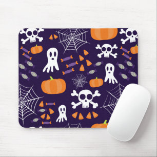 Spaßige gruselige Halloween-Figuren Mousepad