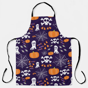 Spaßige gruselige Halloween-Figuren Schürze