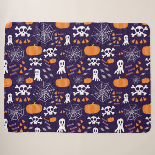 Spaßige gruselige Halloween-Figuren Sherpadecke