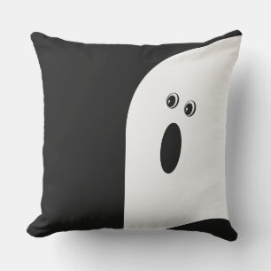 Spaßige moderne minimalistische abstrakte Geister  Kissen