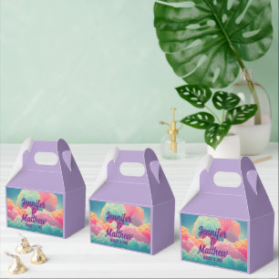 Spaßige Pastell-Wattewolken Geschenkschachtel
