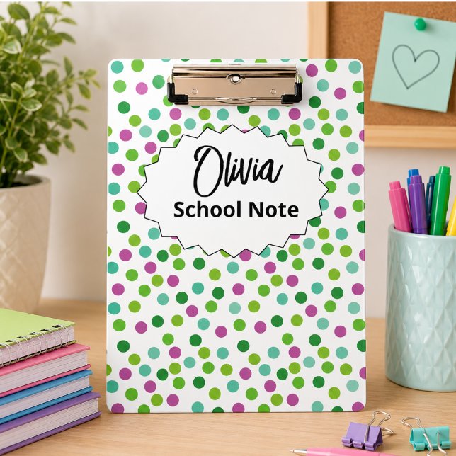 Spaßige Schulmaterialien für Kinder oder Lehrer Klemmbrett (Fun Back to School Supplies for Kids or Teachers Clipboard)