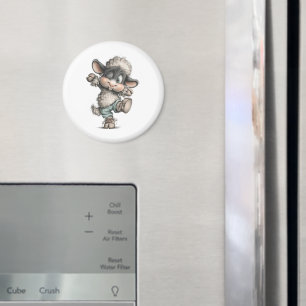 Spaßige Süße Schafe Magnet