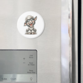 Spaßige süße Schafe Magnet