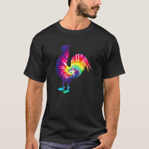 Spaßige Trippy-Tie-Dye-Henne für Hippie-Bauer-Hobb T-Shirt