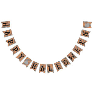 Spaßige und elegante Halloween-Geister Wimpelkette
