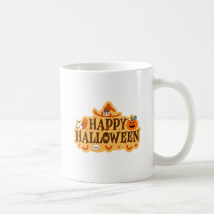 Spaßige und gruselige Happy Halloween-Aufkleber-Ge Kaffeetasse