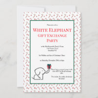 Spaßige Weiße-Elefanten-Geschenketausch Lustige Pa