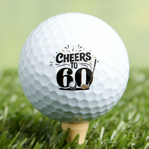 Spaßiger 60. Geburtstag Golfball
