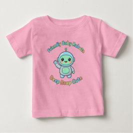 Spassiger Baumwoll-Roboter Baby T-shirt