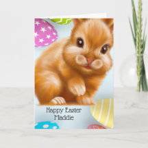 Spaßiger Brauner Osterhase