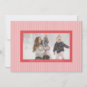 Spaßiger Candy Roter Frohe Weihnachten Pin Streife
