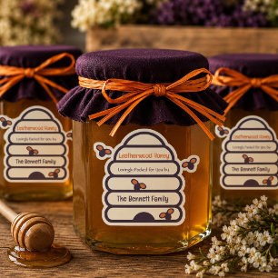 Spaßiger Die-Cut-Bienenstock-Aufkleber für heimisc Aufkleber