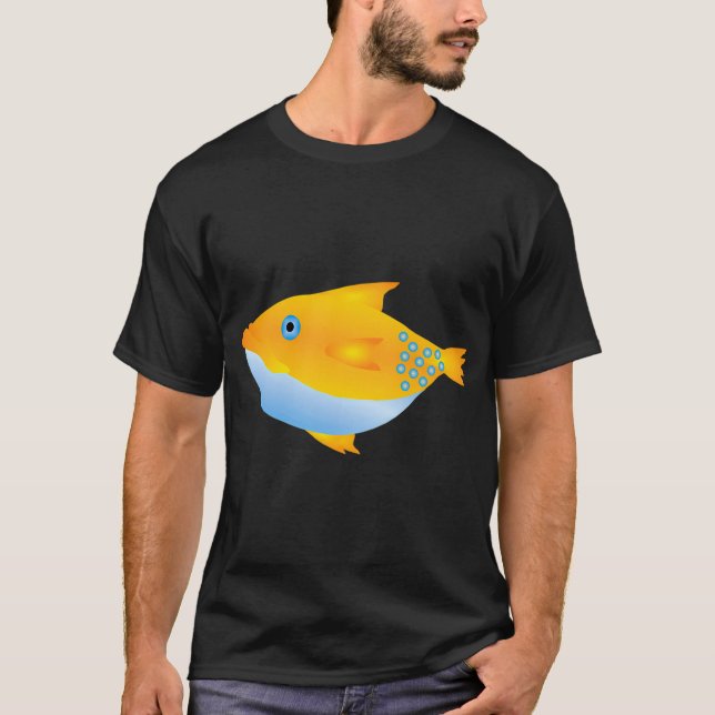 Spaßiger Fisch T-Shirt (Vorderseite)