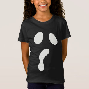 Spaßiger Halloween-Schreckgesicht-Geist-gruseliger T-Shirt