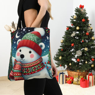 Spaßiger Polar-Bär-Weihnachten