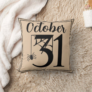 Spaßiges Halloween am 31. Oktober Kissen