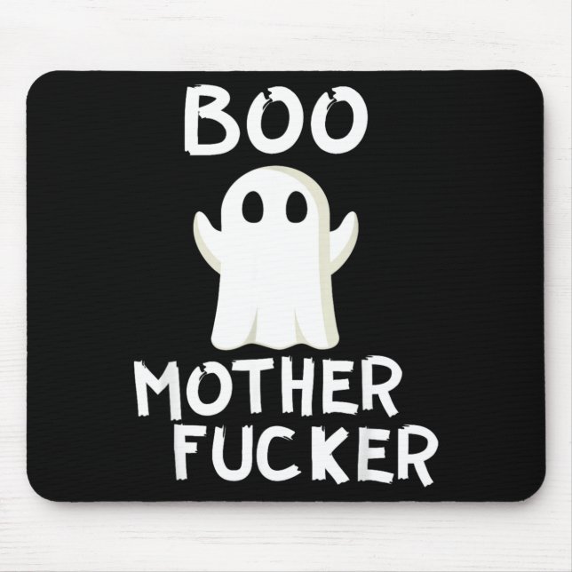 Spaßiges Halloween-Geisterkostüm Mousepad (Vorne)