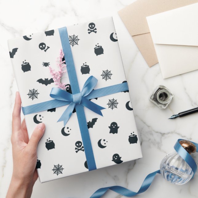 Spaßiges Halloween-Geschenkverpackungspapier Geschenkpapier (Schenken)