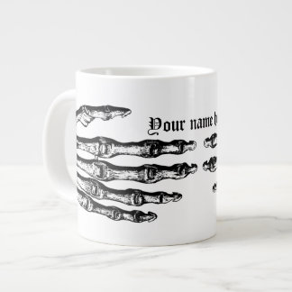 Spaßiges Halloween mit Skeletten Jumbo-Tasse