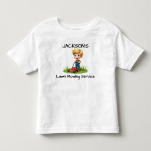 Spaßiges T-Shirt oder Bodysuit für Kinder Rasenmäh