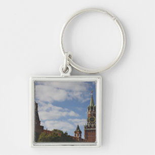 Spasskaya-Turm auf dem Roten Platz, Moskau, Russla Schlüsselanhänger