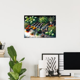 Spaßküche für Food-Liebhaber Poster