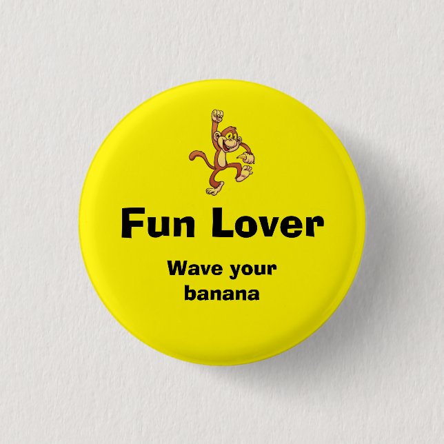 Spaßliebhaber-Button Button (Vorderseite)