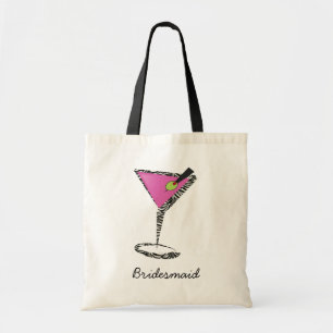 Spaßmartini-Pink Tragetasche