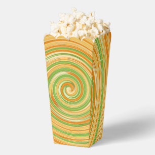 Spaßspirale Zitrusfarben Festlich Geschenkschachtel