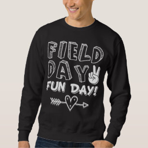 Spaßtag Feld Schule Regenbogenfarbe Splash Kinder Sweatshirt