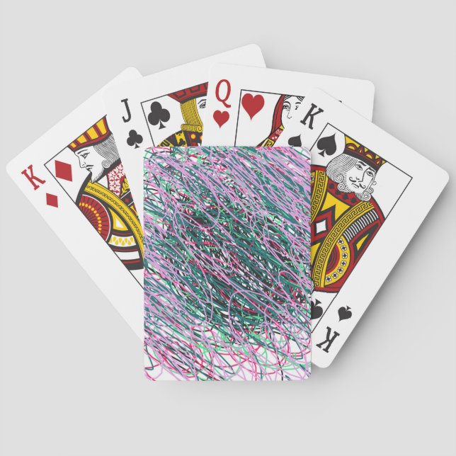 Spastische Garne Spielkarten (Rückseite)