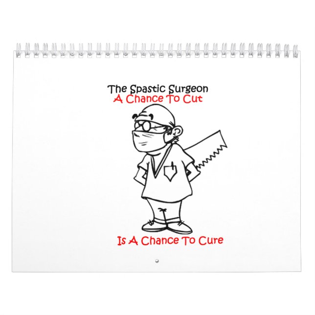 Spastischer Chirurg-Kalender Kalender (Titelbild)