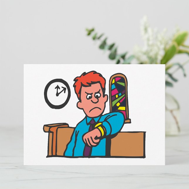 Spät bei kirchlichen Einladungen (Von Creator hochgeladen)