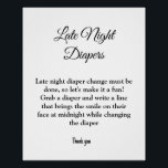 Spätabenteuersport Baby-Dusche Poster<br><div class="desc">Entwurf</div>