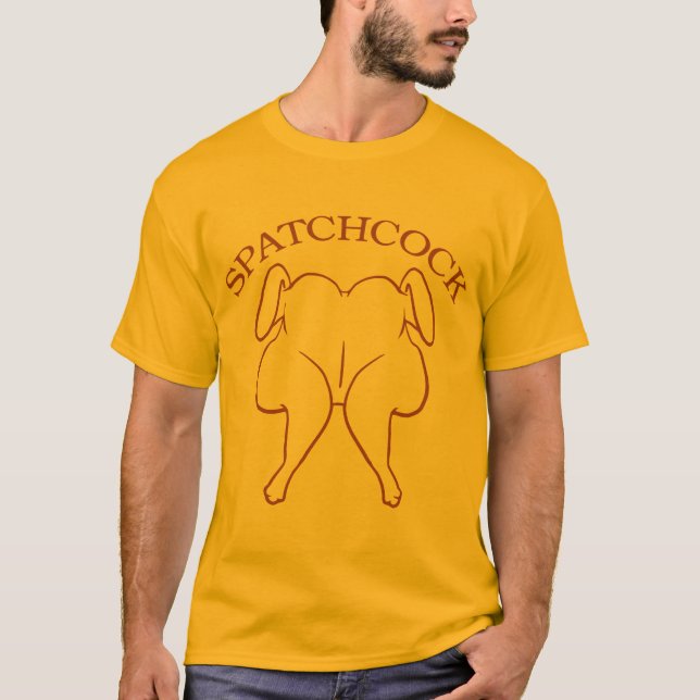 Spatchcock Huhn T-Shirt (Vorderseite)