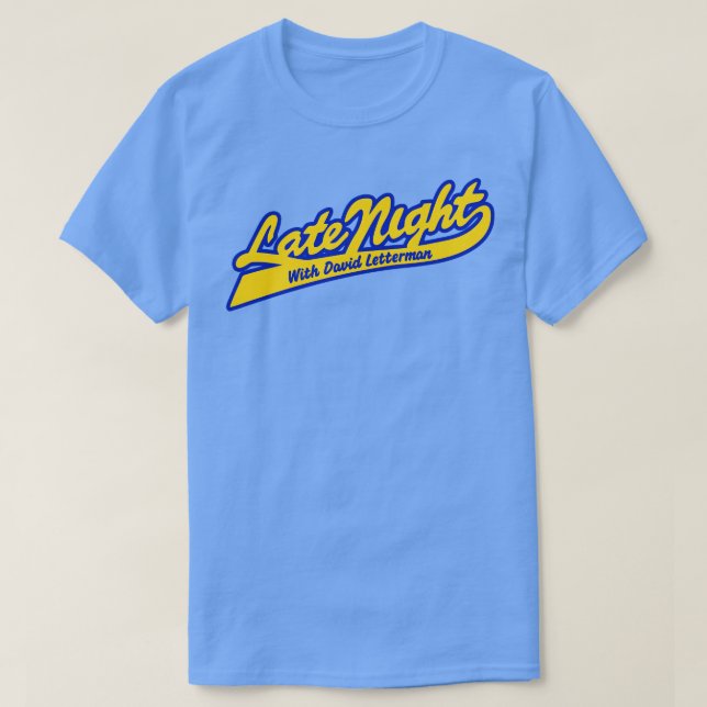 Späte Nacht mit David Letterman T-Shirt (Design vorne)