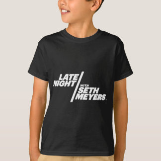 Späte Nacht mit Seth Meyers Logo komfortabel T-Shirt