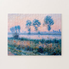 Späte Sommermorgendliche Landschaft am Havel Puzzle