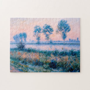 Späte Sommermorgendliche Landschaft am Havel Puzzle