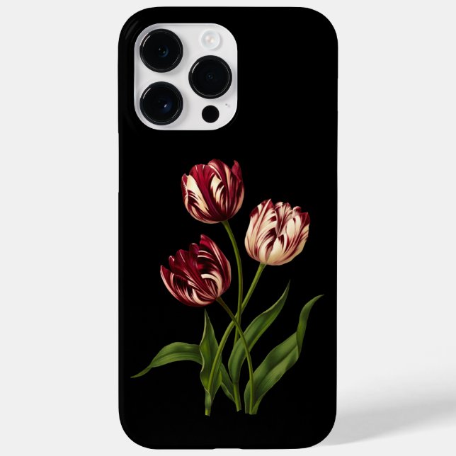 Späte Tulip 001 ~ Botanische Kunst Case-Mate iPhone Hülle (Rückseite)