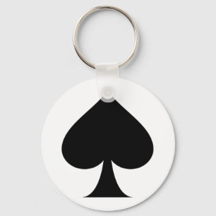 Spatensymbol Schlüsselanhänger