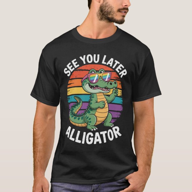 Spater Alligator Gator T-Shirt (Vorderseite)