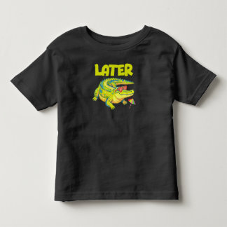 Später Alligator, Spaß im Sommer Kleinkind T-shirt