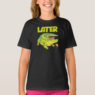 Später Alligator, Spaß im Sommer T-Shirt