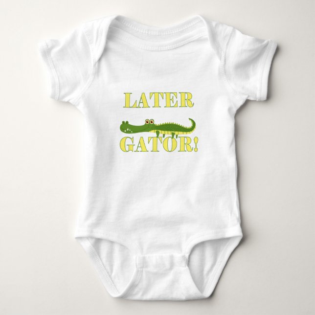 Spater Gator Baby Strampler (Vorderseite)