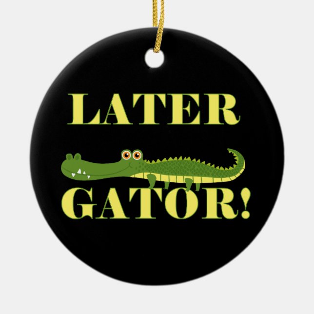 Spater Gator Keramikornament (Vorne)