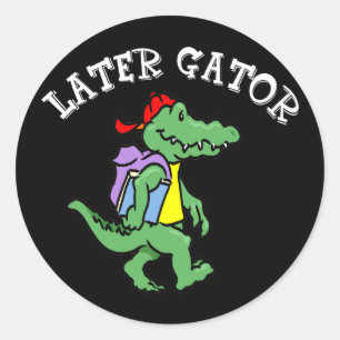 Später Gator Sticker